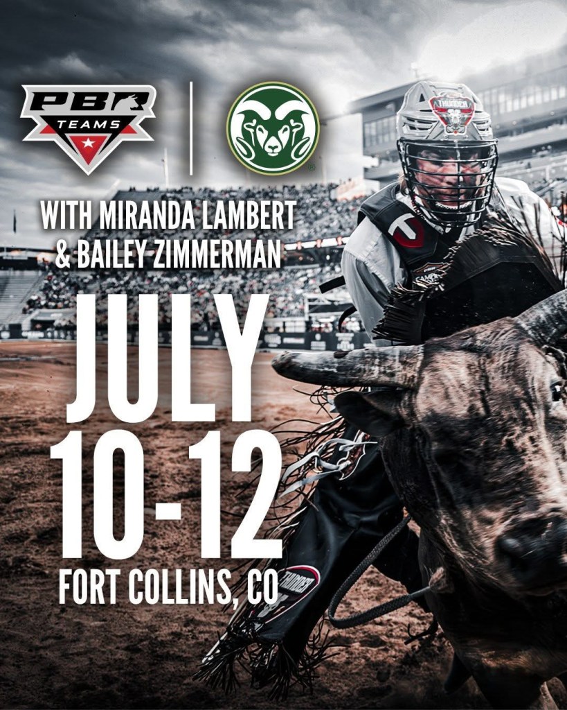 Miranda Lambert, Bailey Zimmerman And More Are Heading to Fort Collins, Colorado For The PBR’s “Last Cowboy Standing” July 10th Through The 12th 2026